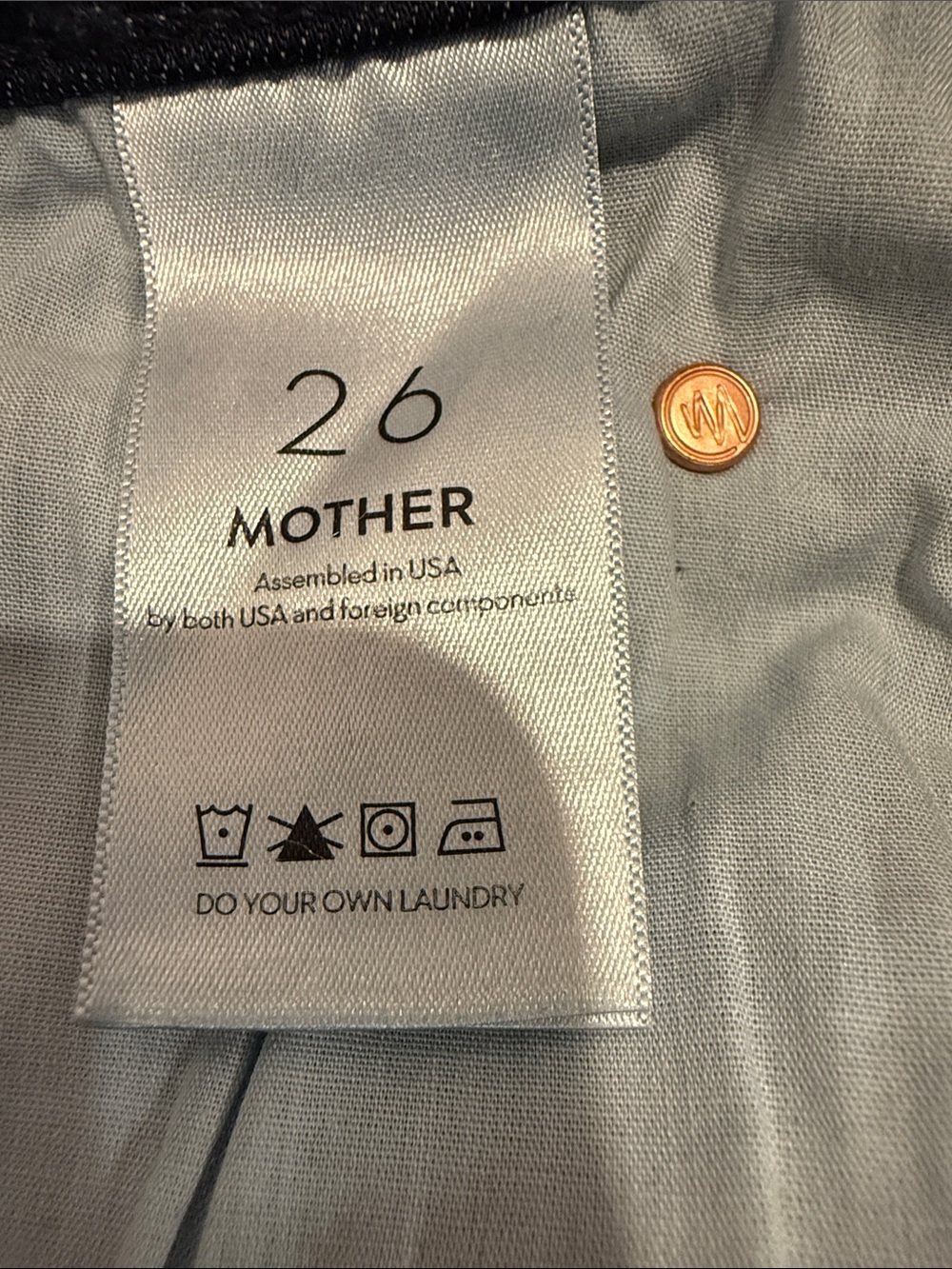 MOTHER Mid Rise Dazzler Ankle Jeans 26 - Picture 7 of 8